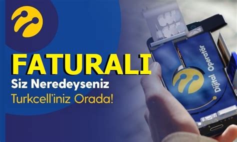 Turkcell Faturalı Hatta Özel Bedava İnternet