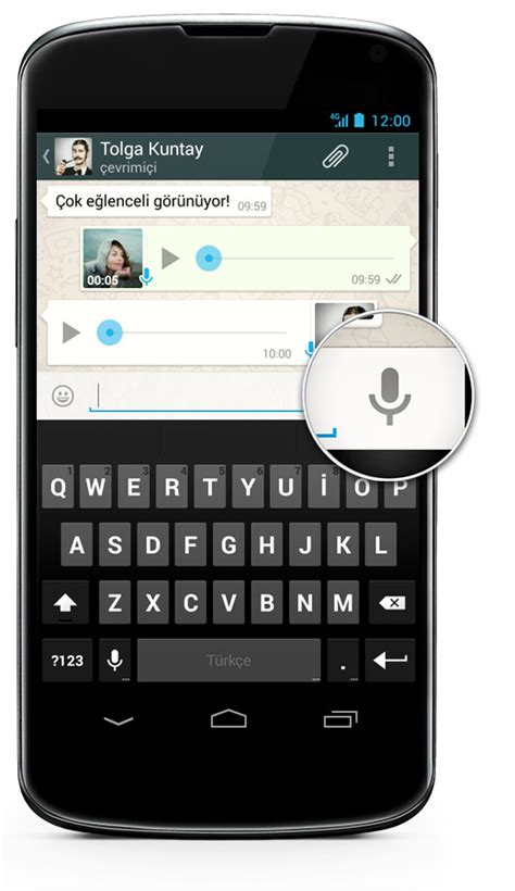 WhatsApp’ta Sesli Mesaj Gönderme ve Dinleme